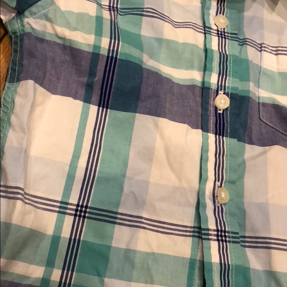 Janie and Jack plaid button down shirt - Picture 3 of 5